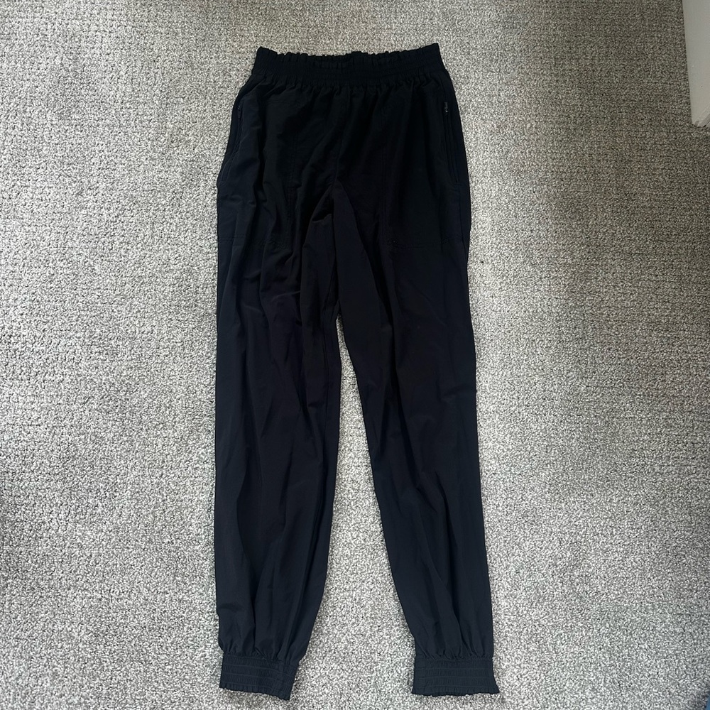 Athleta Black Jogger Pants 6 Tall